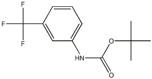 tert-butyl 3-(trifluoromethyl)phenylcarbamate Struktur