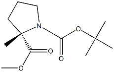 (R)-N-BOC-2-methylproline methyl ester Struktur