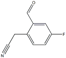 4-Fluoro-2-formylphenylacetonitrile Struktur