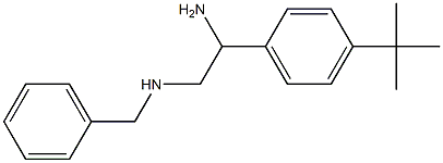 N2-Benzyl-1-(4-tert-butyl-phenyl)-ethane-1,2-diamine Struktur