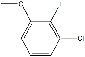 3-Chloro-2-iodoanisole Struktur