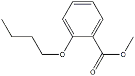 Methyl 2-n-butoxybenzoate Struktur