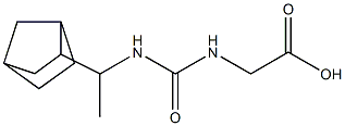 ({[(1-bicyclo[2.2.1]hept-2-ylethyl)amino]carbonyl}amino)acetic acid Struktur