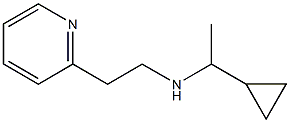 (1-cyclopropylethyl)[2-(pyridin-2-yl)ethyl]amine Struktur