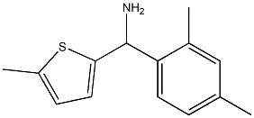 (2,4-dimethylphenyl)(5-methylthiophen-2-yl)methanamine Struktur