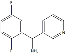 (2,5-difluorophenyl)(pyridin-3-yl)methanamine Struktur