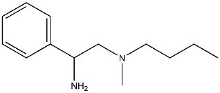 (2-amino-2-phenylethyl)(butyl)methylamine Struktur