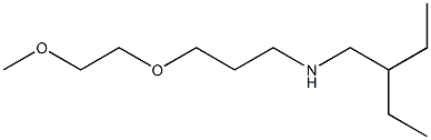 (2-ethylbutyl)[3-(2-methoxyethoxy)propyl]amine Struktur