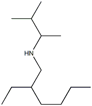 (2-ethylhexyl)(3-methylbutan-2-yl)amine Struktur