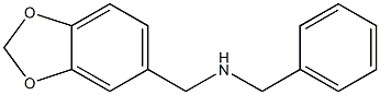 (2H-1,3-benzodioxol-5-ylmethyl)(benzyl)amine Struktur