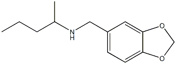 (2H-1,3-benzodioxol-5-ylmethyl)(pentan-2-yl)amine Struktur