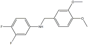 (3,4-difluorophenyl)(3,4-dimethoxyphenyl)methylamine Struktur