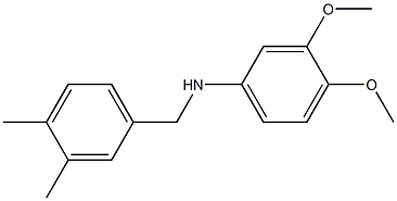 (3,4-dimethoxyphenyl)(3,4-dimethylphenyl)methylamine Struktur