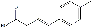 (3E)-4-(4-methylphenyl)but-3-enoic acid Struktur