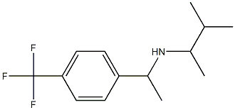 (3-methylbutan-2-yl)({1-[4-(trifluoromethyl)phenyl]ethyl})amine Struktur