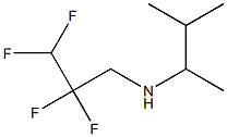 (3-methylbutan-2-yl)(2,2,3,3-tetrafluoropropyl)amine Struktur