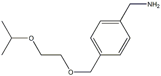 (4-{[2-(propan-2-yloxy)ethoxy]methyl}phenyl)methanamine Struktur