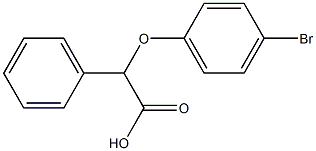 (4-bromophenoxy)(phenyl)acetic acid Struktur