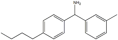 (4-butylphenyl)(3-methylphenyl)methanamine Struktur