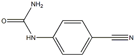 (4-cyanophenyl)urea Struktur