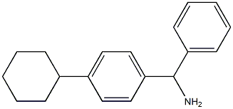 (4-cyclohexylphenyl)(phenyl)methanamine Struktur