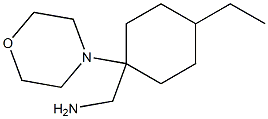 (4-ethyl-1-morpholin-4-ylcyclohexyl)methylamine Struktur