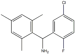 (5-chloro-2-fluorophenyl)(2,4,6-trimethylphenyl)methanamine Struktur