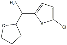 (5-chlorothiophen-2-yl)(oxolan-2-yl)methanamine Struktur