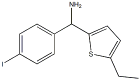 (5-ethylthiophen-2-yl)(4-iodophenyl)methanamine Struktur