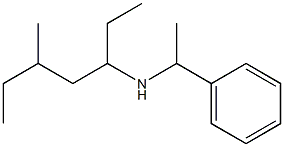 (5-methylheptan-3-yl)(1-phenylethyl)amine Struktur