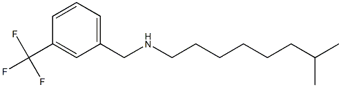 (7-methyloctyl)({[3-(trifluoromethyl)phenyl]methyl})amine Struktur