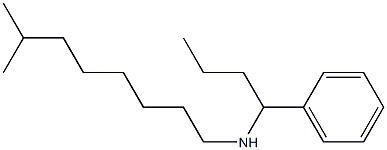 (7-methyloctyl)(1-phenylbutyl)amine Struktur