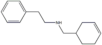 (cyclohex-3-en-1-ylmethyl)(2-phenylethyl)amine Struktur