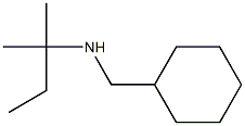 (cyclohexylmethyl)(2-methylbutan-2-yl)amine Struktur