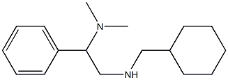 (cyclohexylmethyl)[2-(dimethylamino)-2-phenylethyl]amine Struktur