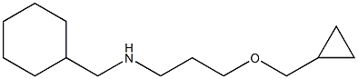 (cyclohexylmethyl)[3-(cyclopropylmethoxy)propyl]amine Struktur