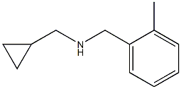 (cyclopropylmethyl)[(2-methylphenyl)methyl]amine Struktur