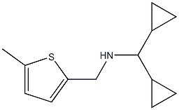 (dicyclopropylmethyl)[(5-methylthiophen-2-yl)methyl]amine Struktur