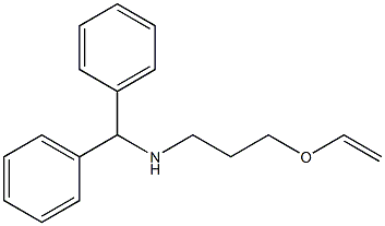 (diphenylmethyl)[3-(ethenyloxy)propyl]amine Struktur