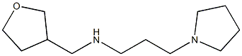 (oxolan-3-ylmethyl)[3-(pyrrolidin-1-yl)propyl]amine Struktur