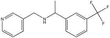 (pyridin-3-ylmethyl)({1-[3-(trifluoromethyl)phenyl]ethyl})amine Struktur