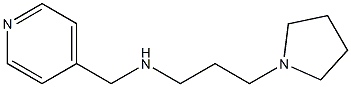 (pyridin-4-ylmethyl)[3-(pyrrolidin-1-yl)propyl]amine Struktur