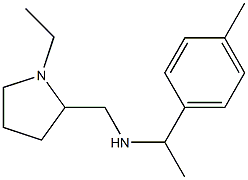 [(1-ethylpyrrolidin-2-yl)methyl][1-(4-methylphenyl)ethyl]amine Struktur