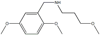 [(2,5-dimethoxyphenyl)methyl](3-methoxypropyl)amine Struktur