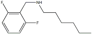 [(2,6-difluorophenyl)methyl](hexyl)amine Struktur