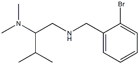 [(2-bromophenyl)methyl][2-(dimethylamino)-3-methylbutyl]amine Struktur