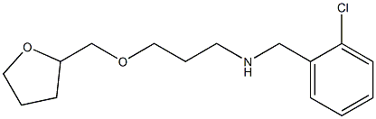 [(2-chlorophenyl)methyl][3-(oxolan-2-ylmethoxy)propyl]amine Struktur