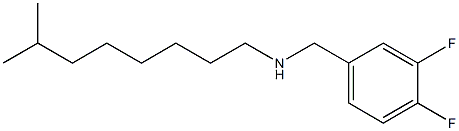 [(3,4-difluorophenyl)methyl](7-methyloctyl)amine Struktur