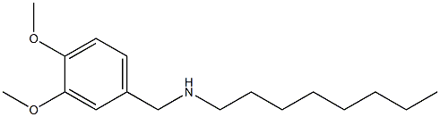 [(3,4-dimethoxyphenyl)methyl](octyl)amine Struktur