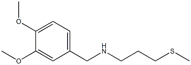 [(3,4-dimethoxyphenyl)methyl][3-(methylsulfanyl)propyl]amine Struktur